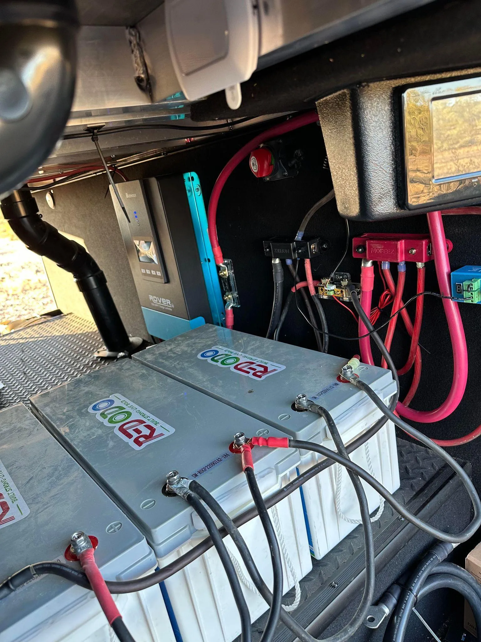 Solar panel installation completed on the VINP trailer